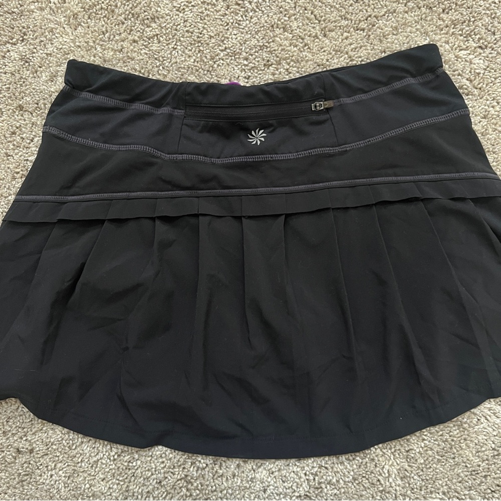 Athleta Black Skort with Built-In Shorts Size XS